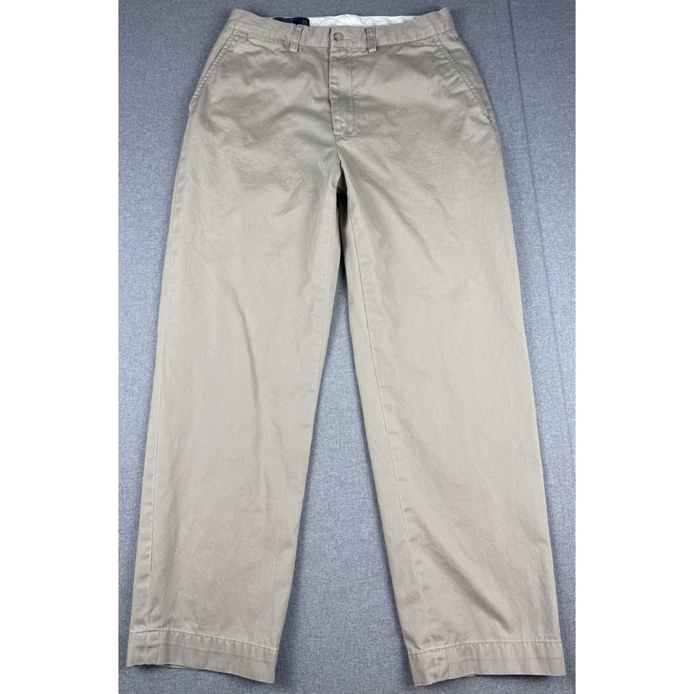 Polo Ralph Lauren Prospect Pants Mens 31x30 Khaki Tan Chino 100% Cotton